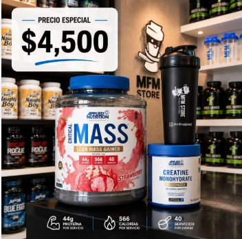 Critical Mass combo at RD$4,500 shot in store
